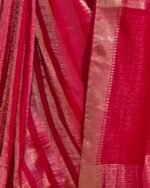 Women Saree with Tassels - Image 2